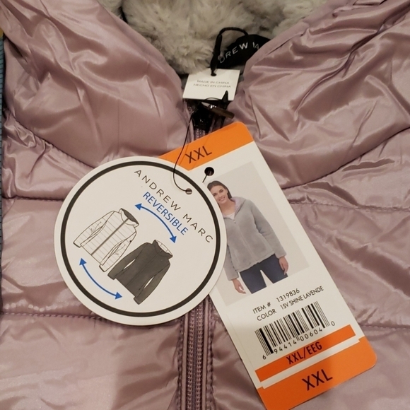New Andrew Marc Reversible Jacket XXL - Picture 8 of 8